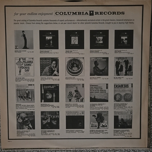 ERROLL GARNER CONCERT BY THE SEA 1957 CL 883 Mono six eye LP Vinyl Record - Picture 4 of 7